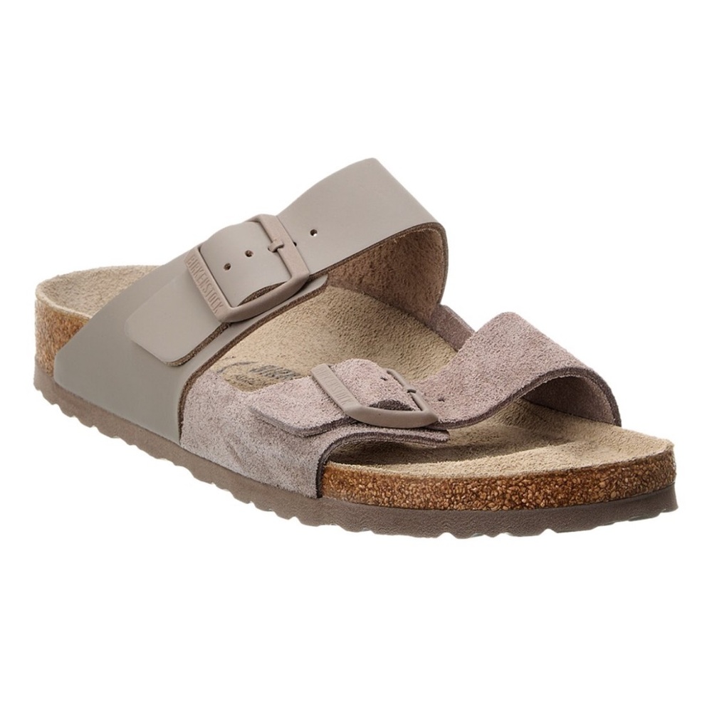🆕 Birkenstock Arizona Split Gray Taupe Size 9/40